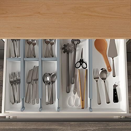 ANTOWIN Expandable Bamboo Drawer Dividers, Fits 17.6-21.6" Drawers - Image 6