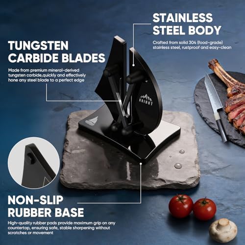 VN3 Professional Knife Sharpener | 3-Action Tungsten Carbide - Image 6