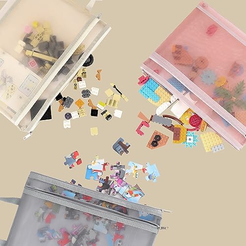 10 Pack Mesh Zipper Pouch Bags，A4 Toy Storage & Organization Bag - Image 2