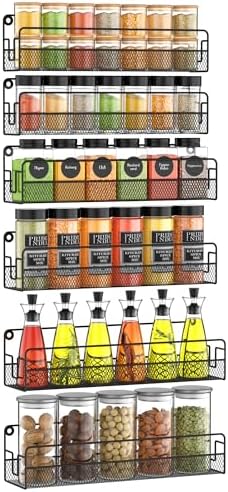 Wall Mounted Spice Rack Organizer, Pantry Door Organizer & Hanging Storage by Unknown