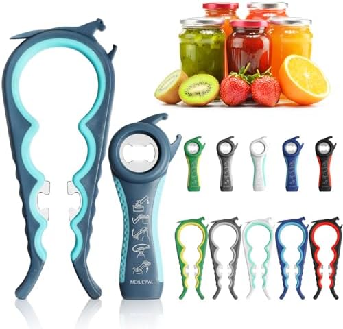 Jar Opener, 6 In 1 Bottle Opener Can Opener by MEYUEWAL