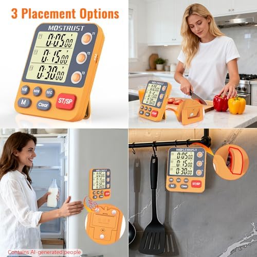 Digital Dual Kitchen Timer - Image 6