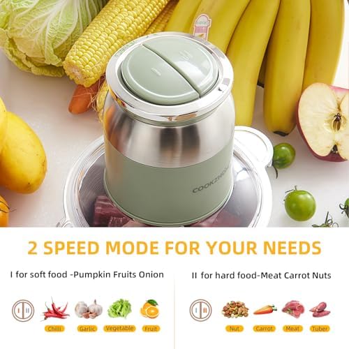 Green Food Processor, 500W Electric Meat Grinder - Image 3