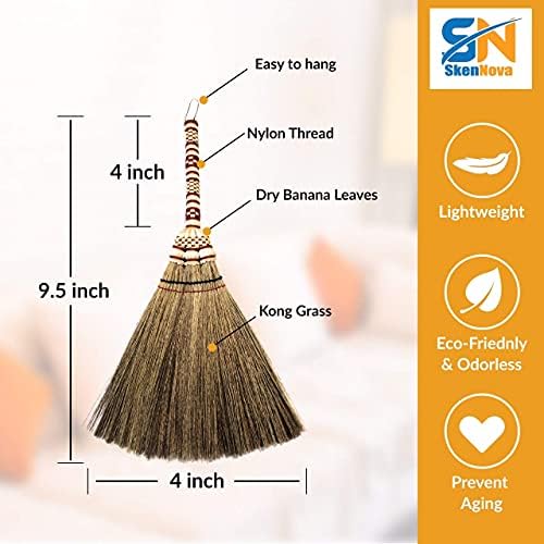 – Small Whisk Broom Handheld Brush Whisks Away Dust, Dirt & Debris Brush Head - Image 3