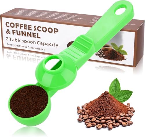 2-in-1 Coffee Scoop with Funnel, 2 Tbsp Measuring Spoon by Unknown