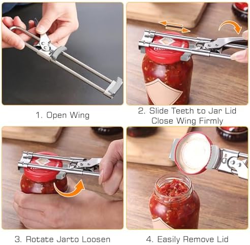 Jar Opener Bottle Opener, Adjustable Jar Openers, Seniors - Image 6