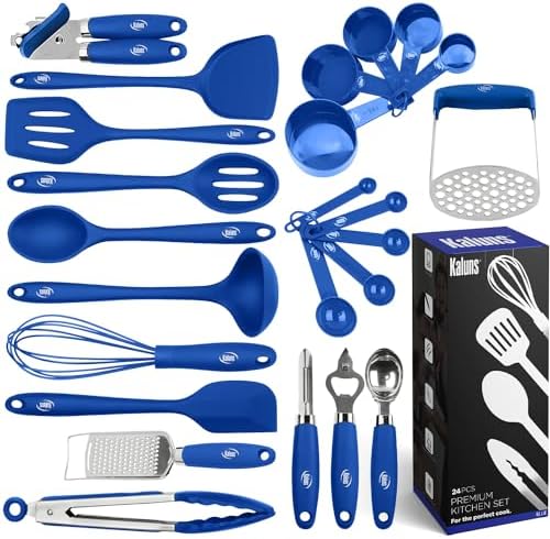 Kaluns Silicone Kitchen Utensils Set 24 Pcs Cooking Utensils Set by Kaluns%C2%AE
