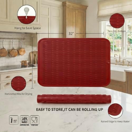 MicoYang Silicone Dish Drying Mat - Image 2