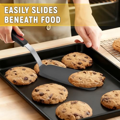 Flexible Silicone Spatula Turner, Heat Resistant Silicone Turner - Image 4