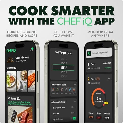CHEF iQ Sense | Smart Wireless Meat Thermometer | 3 Ultra-Thin Probes | WiFi - Image 3