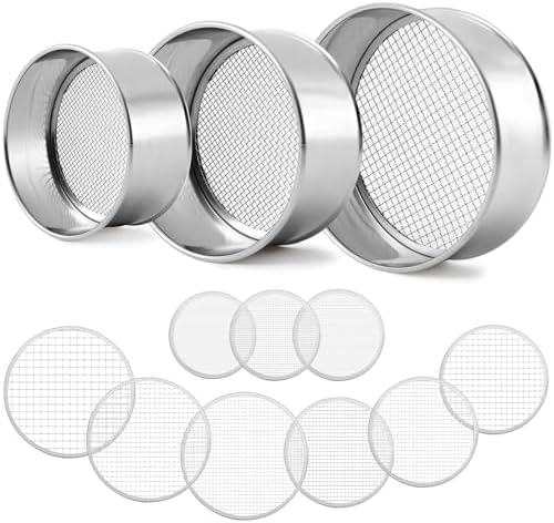 Shimeyao 3 Pcs Soil Sifter Set by Shimeyao