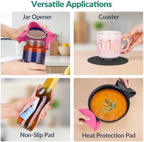 NiHome Silicone Jar Opener Gripper Pads, 6 in - Image 7
