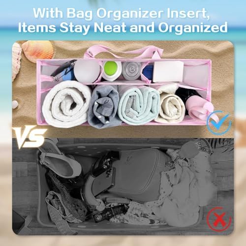 XYFuuee Beach Bag Organizer Insert Divider - Image 3
