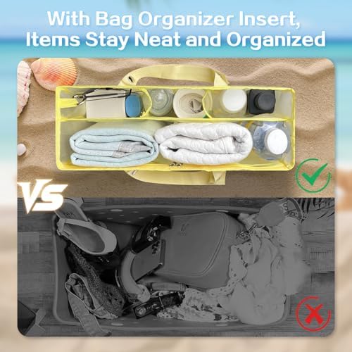 XYFuuee Beach Bag Organizer Insert Divider - Image 3