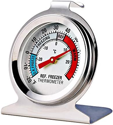 4 Pack Refrigerator Freezer Thermometer Large Dial Analog Thermometer - Image 2