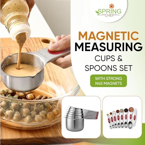 Spring Chef Magnetic Measuring Cups & Spoons Set of 15 - Image 3