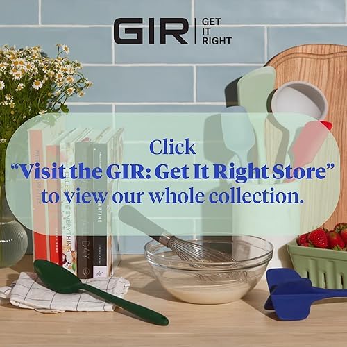 GIR: 5-Piece Silicone Ultimate Kitchen Utensils Set – Mint - Image 6
