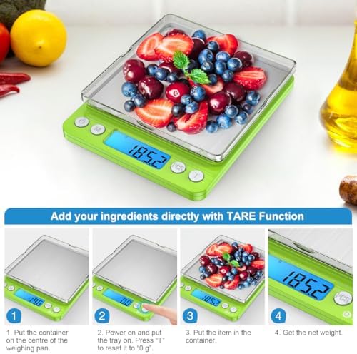 Digital Scale, 0.01 Ounces, 0.1 Grams Accuracy Mini Kitchen Food Scale - Image 4