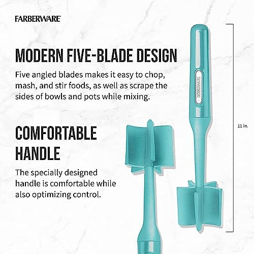 Farberware Heat Resistant Nylon Meat and Potato Masher, Safe - Image 3