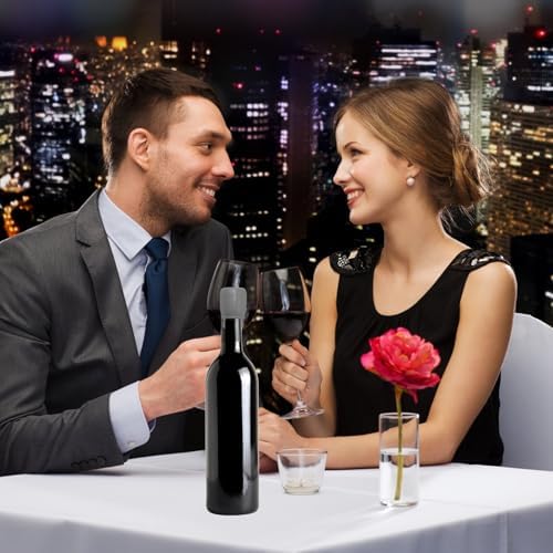 8Pcs Reusable Sparkling Wine Bottle Stoppers, Silicone Wine Seal Stoppers - Image 5