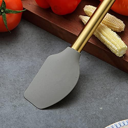 Gold Spatulas, Berglander Non-stick Silicone Flexible Scrapers Baking Mixing - Image 4