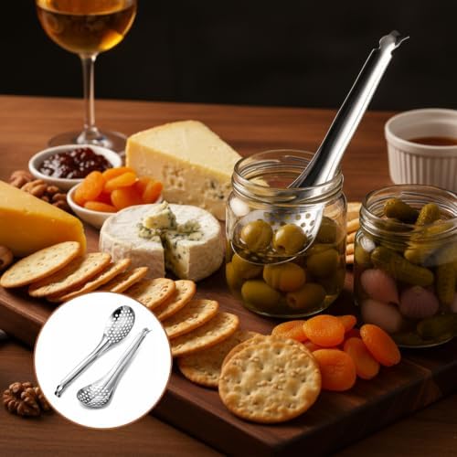 3 Pcs Spherification Spoon, 304 Stainless Steel Small Slotted Spoon - Image 7