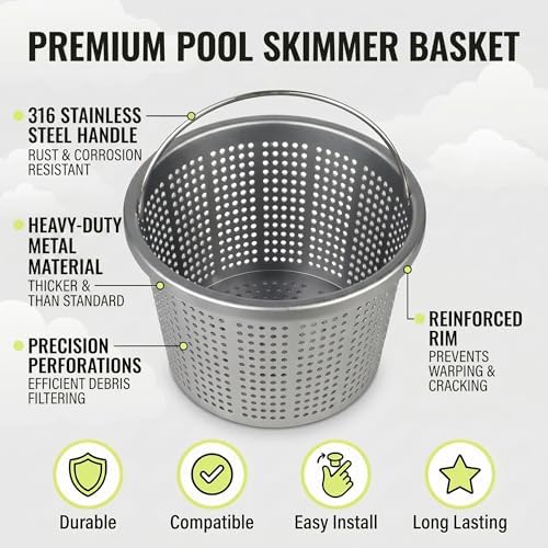 Aluminum Pool Skimmer Basket Replacement - Image 6