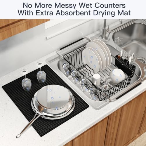 MAJALiS Expandable Dish Drying Rack Over Sink - Image 4