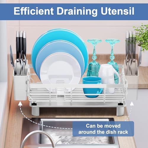 MOUKABAL Dish Drying Rack with Drainboard - Image 5