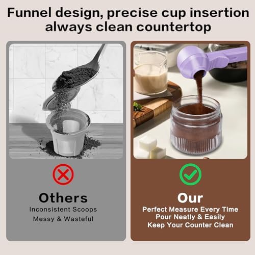 2-in-1 Coffee Scoop with Funnel, 2 Tbsp Measuring Spoon - Image 5