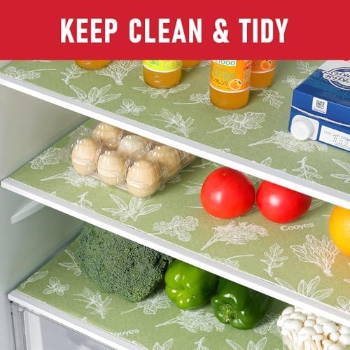 Cooyes Large Fridge Liners for Refrigerator, Drawer & Shelf Liners for Kitchen - Image 4