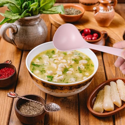 4Pcs Small Soup Spoon PP Ladle Spoon Cooking and Serving Spoons Soup - Image 6