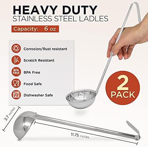 Fit Meal Prep Stainless Steel Soup Ladle - Image 2