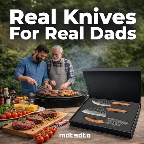 Matsato Knife Set 3-Piece Kitchen Knives, Cooking Chef Knife Set - Image 2
