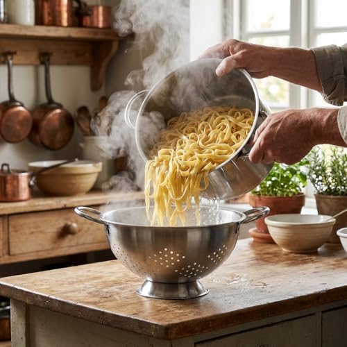 2 Pack Stainless Steel Colander Set - Image 5