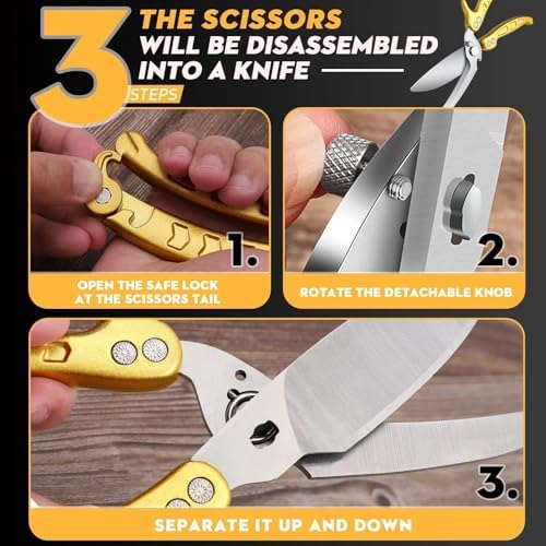 Dream Reach Poultry Shears Heavy Duty Kitchen Scissors - Image 6