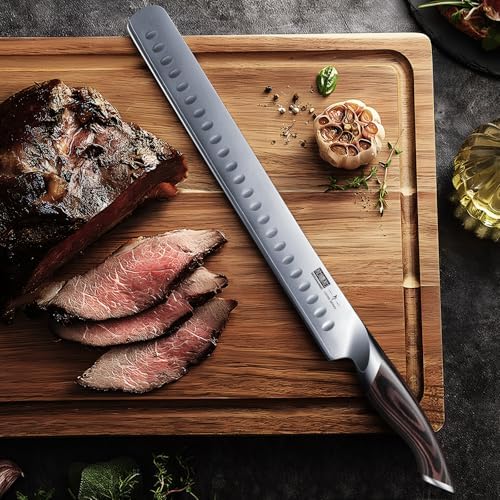 HOSHANHO Carving Knife 12 Inch, Razor Sharp Japanese Brisket Slicing Knife - Image 5