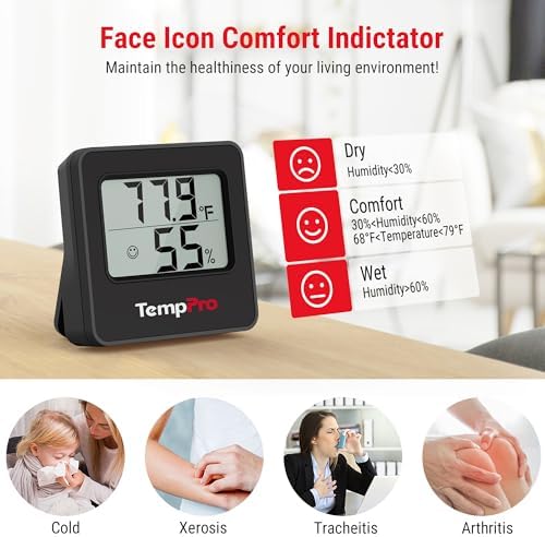TempPro TempAir 3 Pack Hygrometer Indoor Thermometer - Image 5