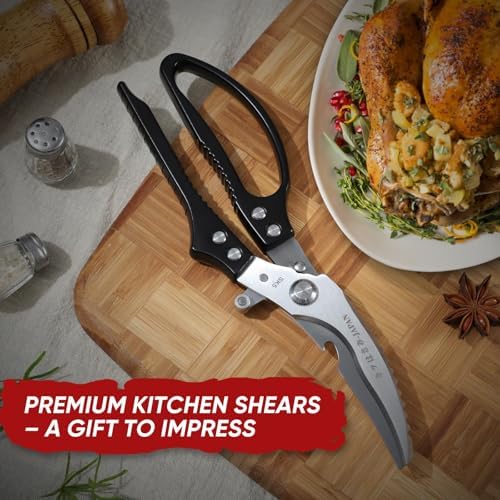 TIVOLI Multifunctional Poultry Shears Black - Image 6