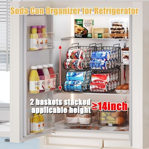Sonyabecca 8 Pack Stackable Can Organizer - Image 4