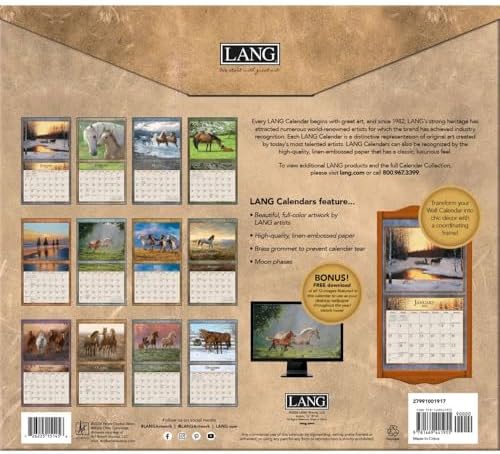 Horses in the Mist 2027 Wall Calendar by Persis Clayton Weirs - Image 2