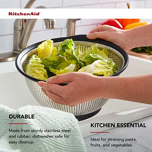KitchenAid Stainless Steel Colander, 5 Quart - Image 3