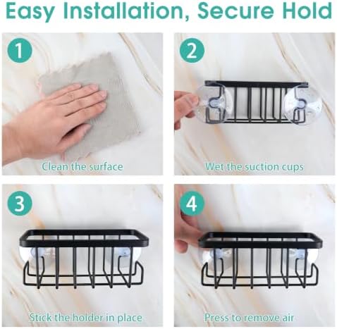 Sponge Holder for Kitchen Sink, Caddy Organizer - Image 6
