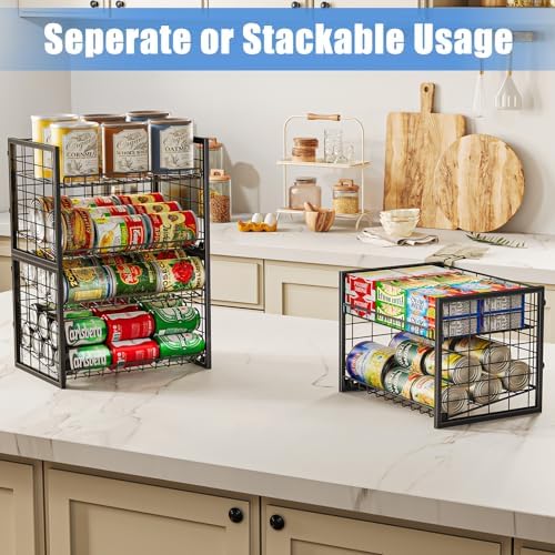 X-cosrack 2-Tier Stackable Can Organizer - Image 3