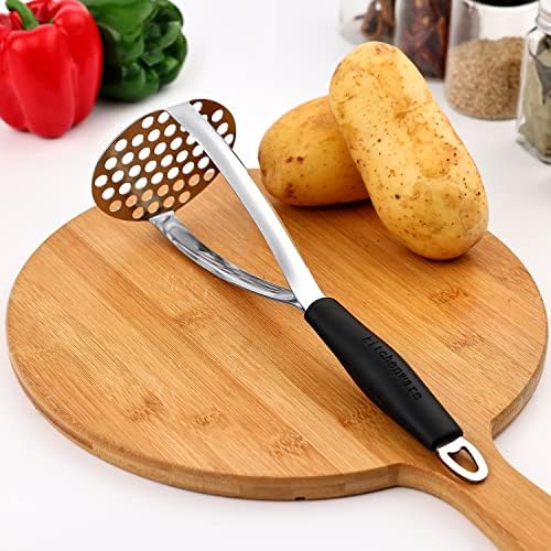 Joyoldelf Heavy Duty Stainless Steel Potato Masher - Image 3