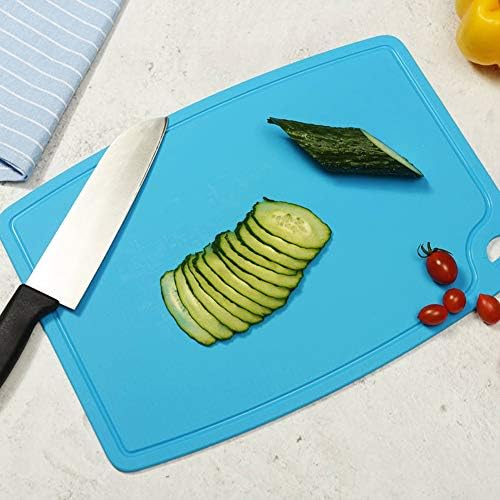 Liflicon Thick Silicone Cutting Board 12.6'' x 9.1'' Foldable & Flexible Design - Image 3