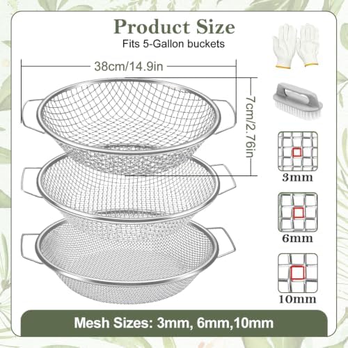 3PCS Soil Sifter for Gardening - Image 2