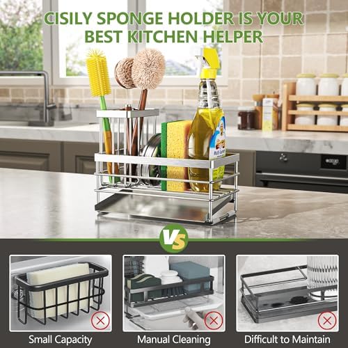 Cisily Sink Caddy Sponge Holder - Image 2