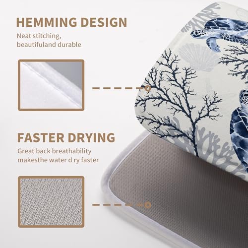 Summer Nautical Coastal Dish Drying Mat - Image 5