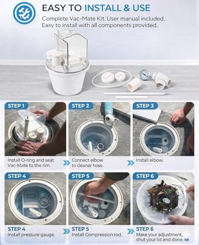 R211100 Vac-Mate Pool Cleaner Dispenser Box – Multi-Function Vacuum Skimmer - Image 5